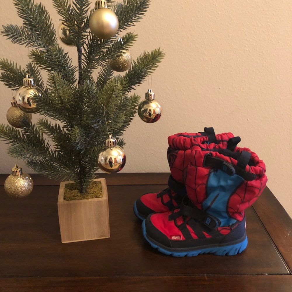 Stride rite toddler spiderman sneaker snow boot 7